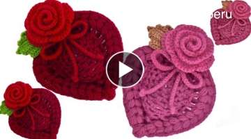 Super Bonitos son Estos Corazones Aromaterapia a Crochet