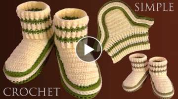Zapatos con Ganchillo Crochet tejidos en Punto elástico tamaño adulto