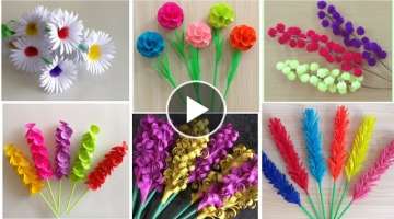 Best 6 Beautiful Paper Flower Making 