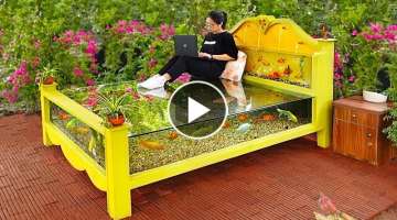  Make beautiful outdoor aquarium bed