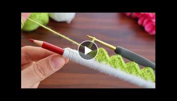 Super idea how to make eye catching crochet flower 