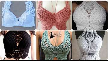 We share with you the modern crochet top patterns