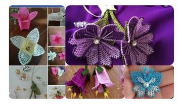 Needle Lace Gorgeous Brooches
