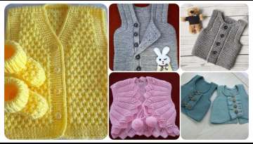 Ideas para tejer chalecos de lana para niños