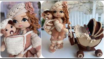 Let's make crochet dolls step by step