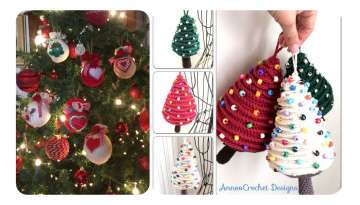 Christmas Tree and New Year balls Amigurumi Models