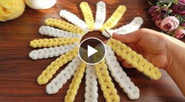 How to make eye-catching crochet placemat
