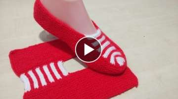 Learn how to knit very easy booties