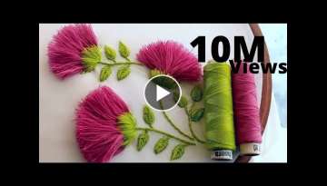 |embroidery with sewing thread|hand craft
