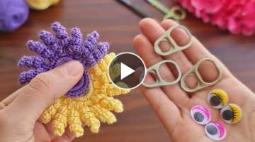 They are so cute Super easy, very useful crochet octopus keychain 