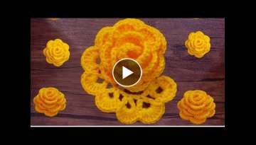 how to make crochet rose