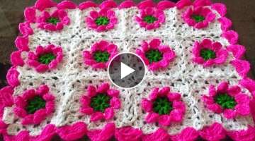crochet new and beautiful tablemat