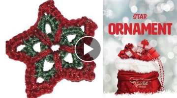 Crochet Star Ornament