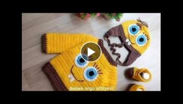 Very beautiful hand design crochet baby dress