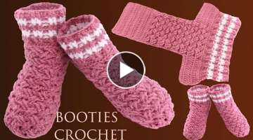 Zapatos a Ganchillo Crochet tamaño adulto en Punto 