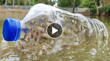 Amazing Boy Catch Fish With Plastic Bottle