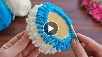  Super easy Very useful crochet decorative basket making.
